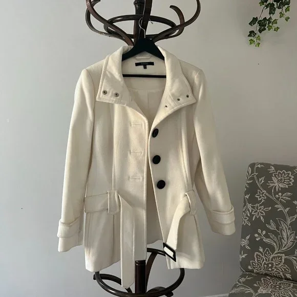 Dunnes Winter Jacket | White - Picture 2 of 5